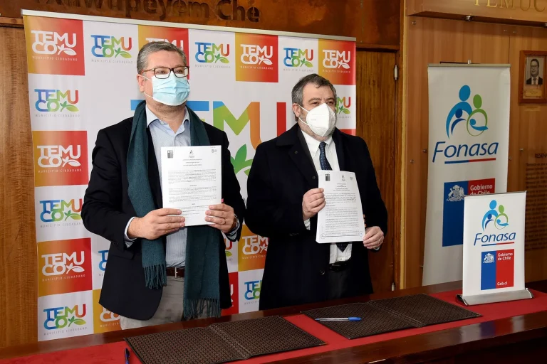 Municipalidad de Temuco y Fonasa firman convenio para implementar el primer centro de diálisis municipal de la Región de la Araucanía