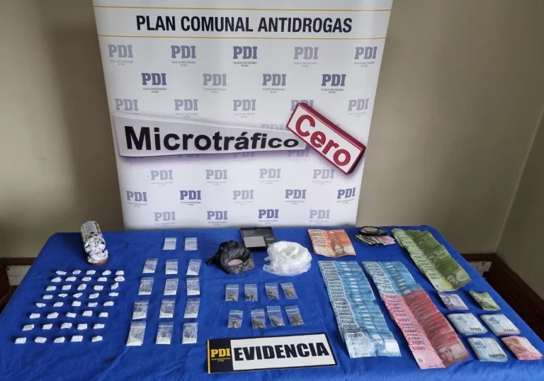 PDI detiene a mujer de la tercera edad que lideraba clan familiar dedicado al microtráfico en Villarrica