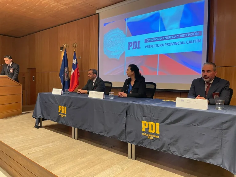 Asume nuevo prefecto de la PDI en la provincia de Cautín