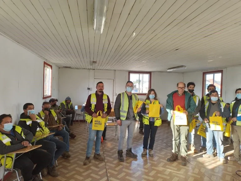 Programa “Mira para Arriba” de Frontel capacitó a trabajadores de Consorcio Conpax