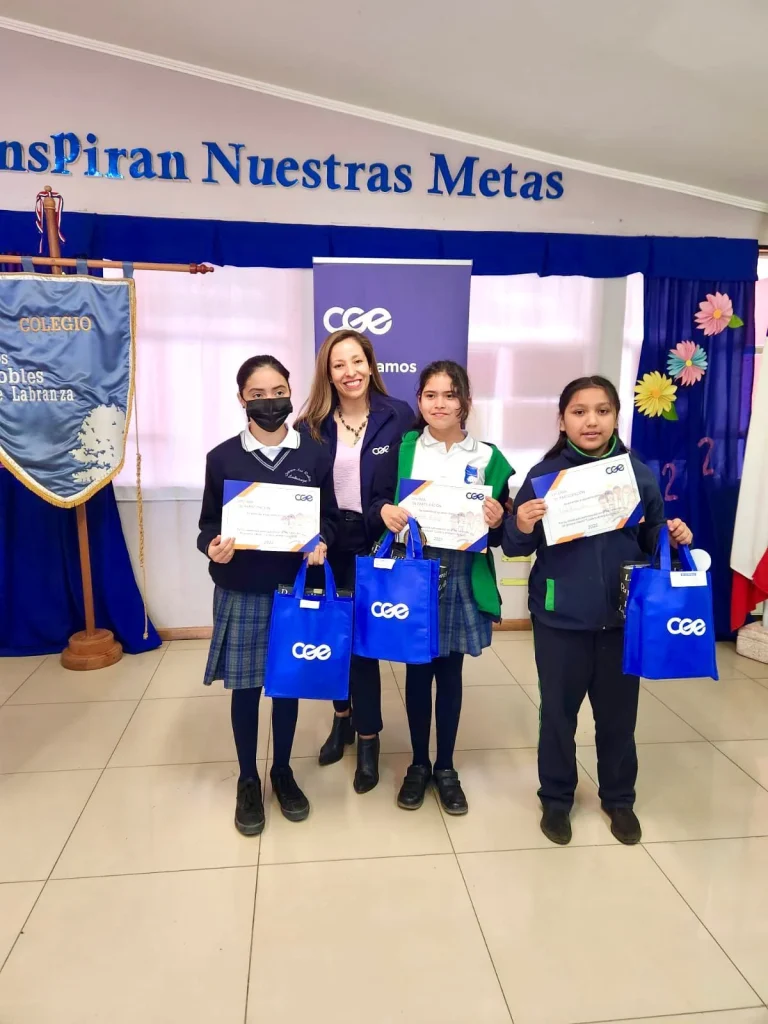 CGE promueve la eficiencia energética a través de charlas en colegios a lo largo del país y premia a alumnos