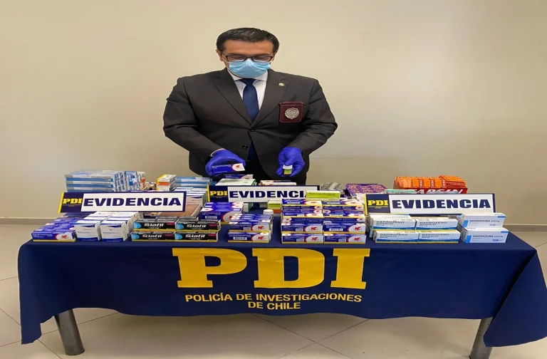 PDI incauta cerca de 10 mil dosis diversos medicamentos que eran vendidos de forma ilegal en el centro de Temuco