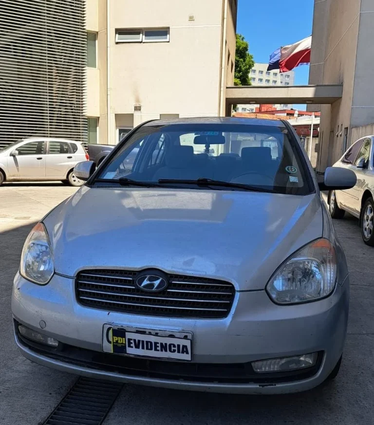PDI recupera vehículo: tras ser robado fue abandonado en sector San Antonio de Temuco
