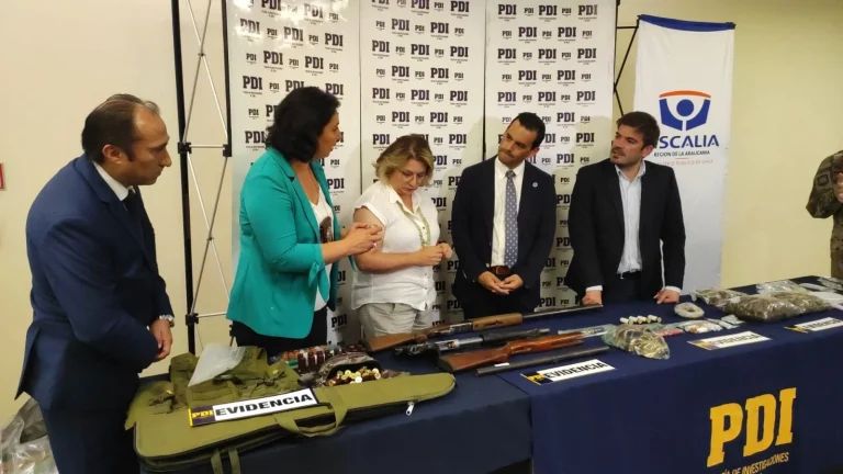 PDI Angol desarticula banda criminal dedicada al tráfico de drogas y delitos violentos