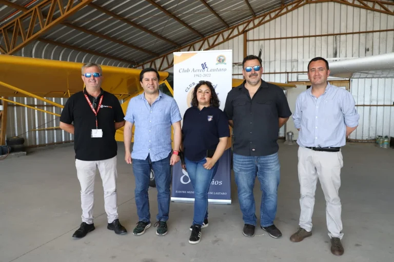 Continúan gestiones para detener incendios forestales: Alcalde de Lautaro sobrevuela la comuna en avioneta para evaluar puntos críticos