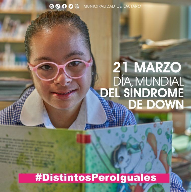 Municipalidad de Lautaro lanza campaña de concientización por el Día Internacional del Síndrome de Down