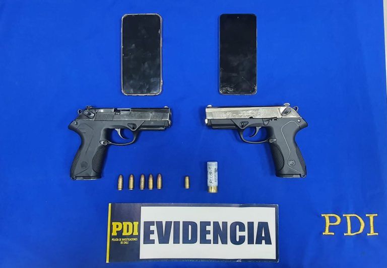 PDI detuvo a hombre y su madre por amenazas e infracción a la Ley de Armas en Loncoche