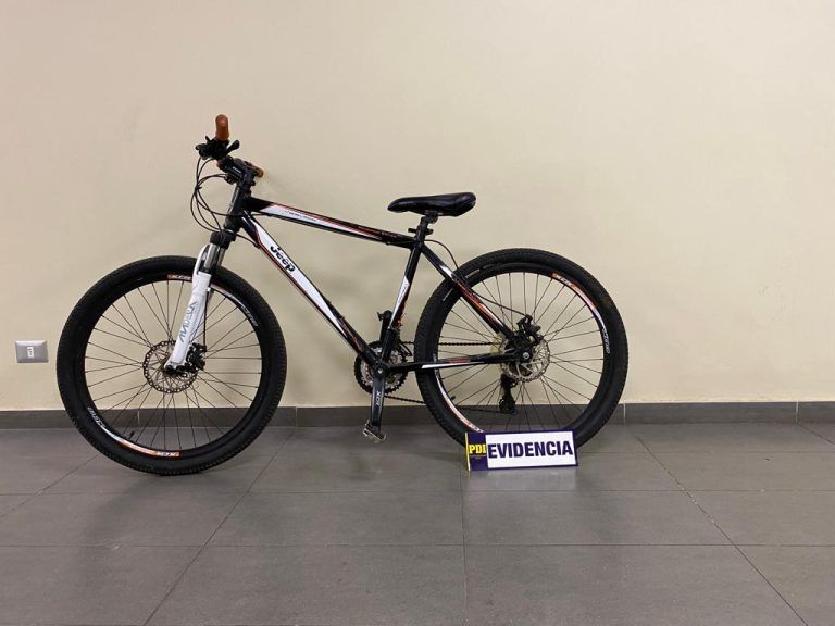 PDI recupera bicicleta de alta gama sustraída en noviembre de 2022 en Temuco