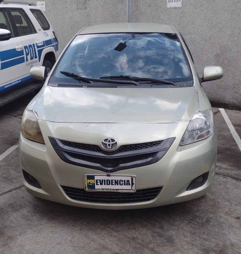 Brigada de Robos Temuco recupera automóvil sustraído en el centro de la ciudad