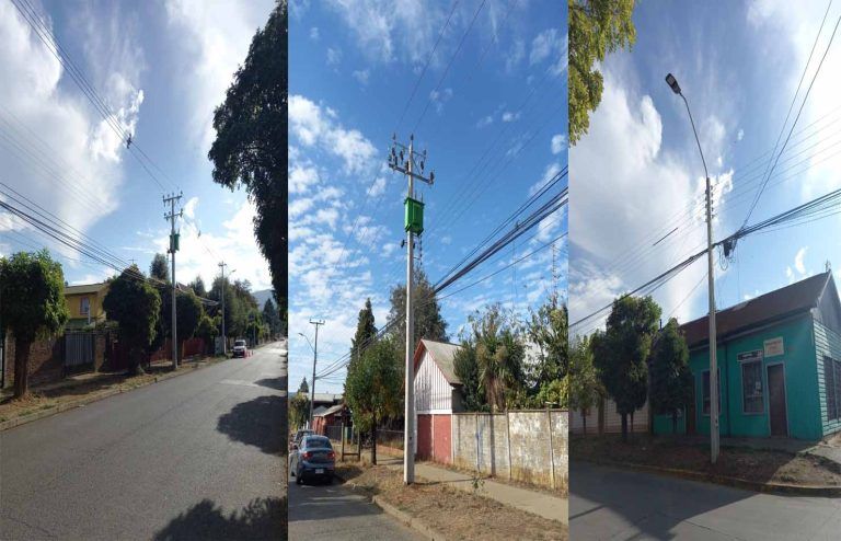 Importantes mejoras realiza Frontel en las redes eléctricas del centro de Purén