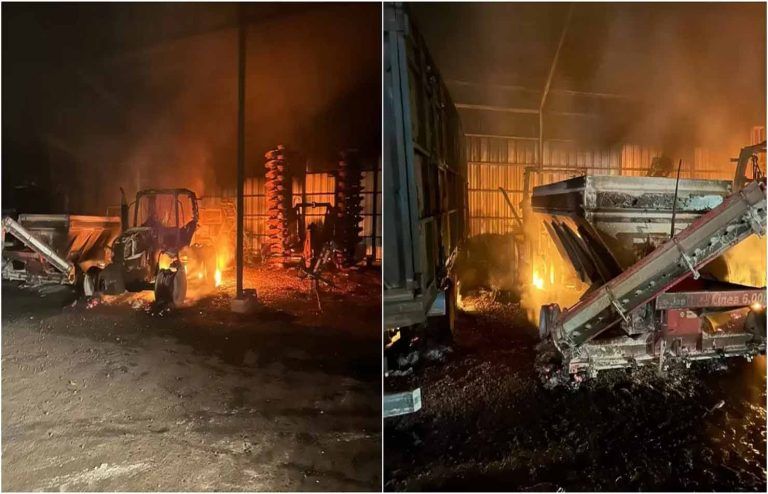Violenta jornada de ataques en Macrozona Sur: queman casas, vehículos y maquinarias en tres regiones