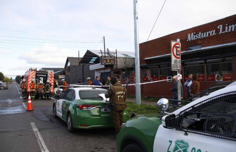 Temuco: una persona murió a causa de un incendio en un local comercial