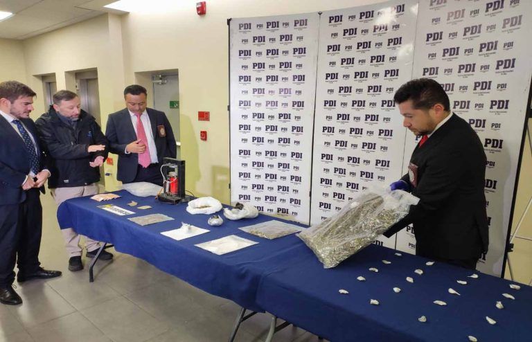 Brigada Antinarcóticos desbarata banda criminal que enviaba droga desde Santiago a Labranza