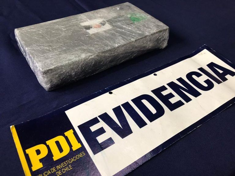 Brigada Antinarcóticos Temuco incauta más de 2 mil dosis de clorhidrato de cocaína