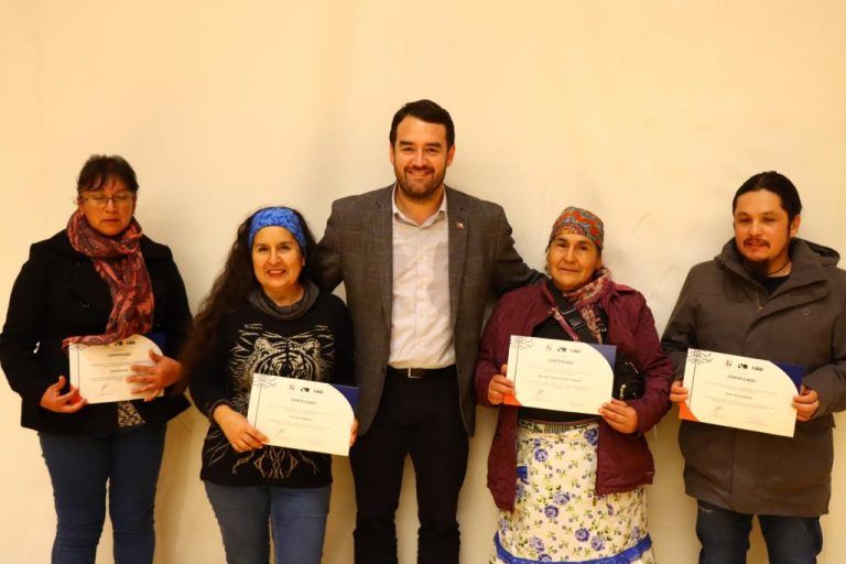 Gobierno Regional entrega herramientas de capacitación a más de 50 artesanos de la Araucanía en oficios de telar mapuche y cerámica