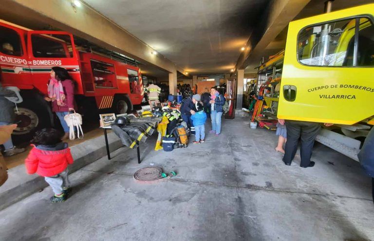 Alegría recuerdos y nostalgia  se vivieron en dependencias de Bomberos de Villarrica en El día de los Patrimonios