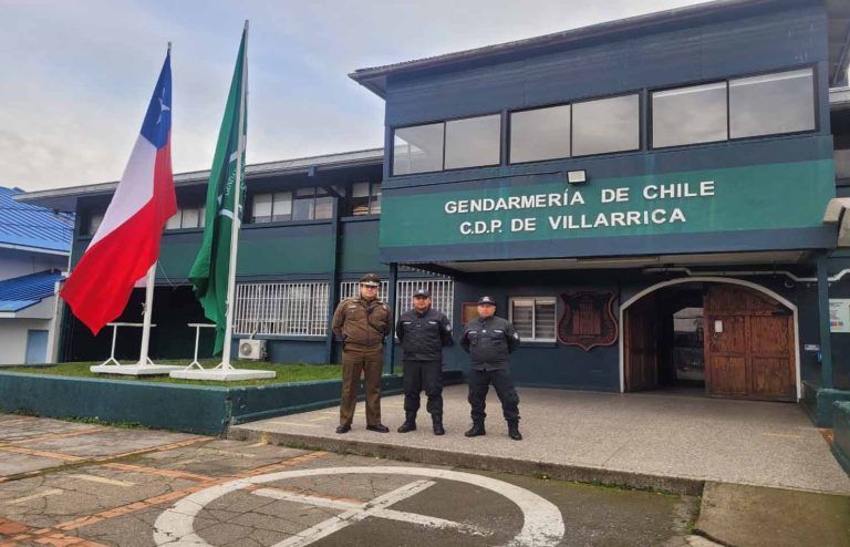 Unidad Penal de Villarrica realizó con éxito simulacro de Erupción Volcánica