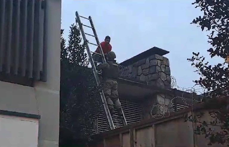 Imputado se lanza desde techo de recinto hospitalario de Temuco tras intento de fuga: cayó sobre árbol