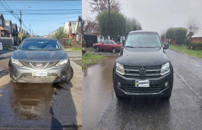 PDI Temuco recupera dos vehículos de alta gama con encargo por apropiación indebida