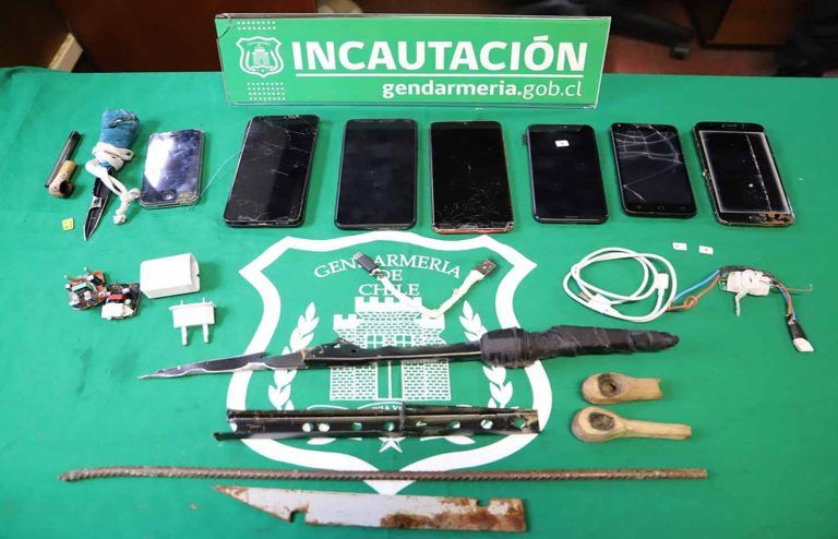 Gendarmería interviene 67 cárceles a un año de operativos contra el crimen organizado
