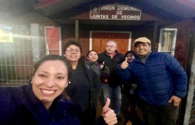 CGE se reúne con representantes de juntas de vecinos del sector playa grande de Pucón