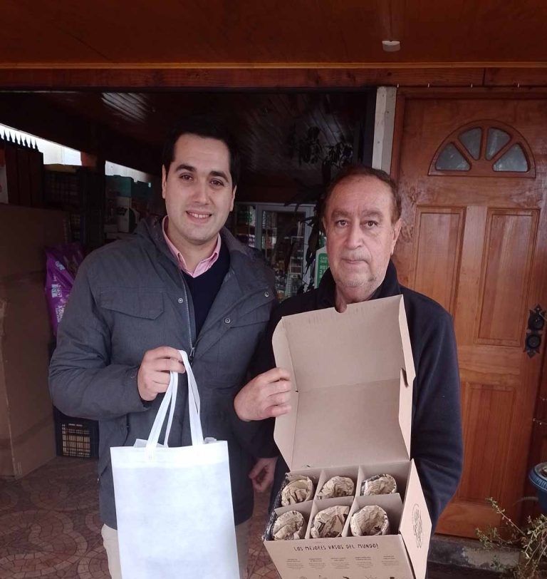 Frontel premió a vecino de Lautaro por cambiarse a boleta digital