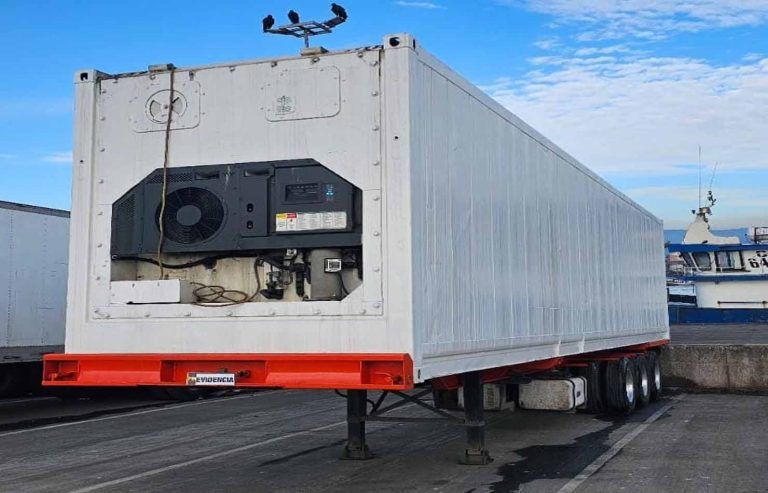 PDI Angol recupera en Lebu una rampa y frigorífico de camión robados en Ercilla Avaluados en más de $50 millones