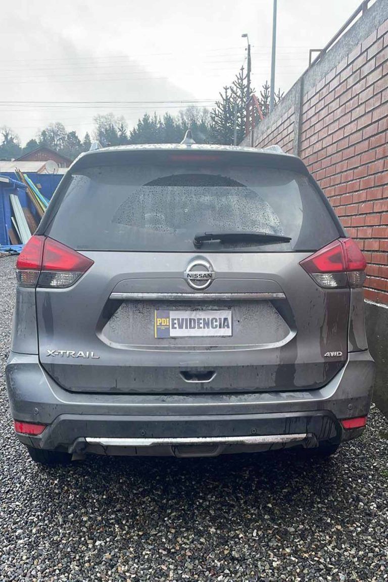 Circulaba con patentes clonadas: PDI Villarrica detuvo a hombre que conducía vehículo robado en Colina en 2022