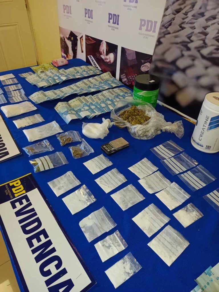 PDI irrumpió en tres domicilios de Pitrufquén que estarían vinculados a microtráfico de drogas
