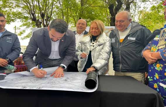 Plaza de armas de Perquenco inicia su remodelación gracias a inversión del Gobierno Regional de La Araucanía