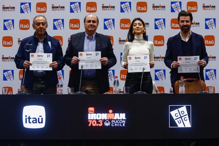 IRONMAN 70.3 de Pucón anuncia que banco Itaú es el nuevo main sponsor para su versión 2025 y confirmó fecha de apertura de inscripciones