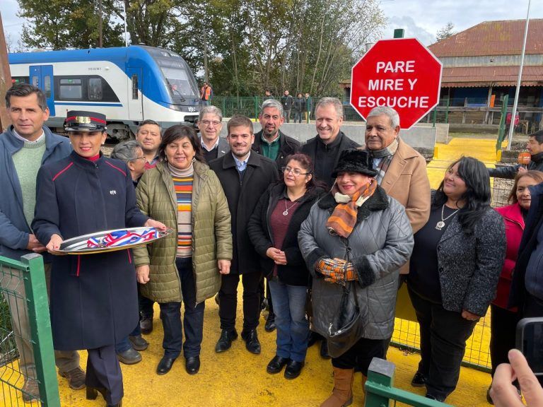 EFE inaugura estación de Quepe que conectará con Temuco en solo 22 minutos