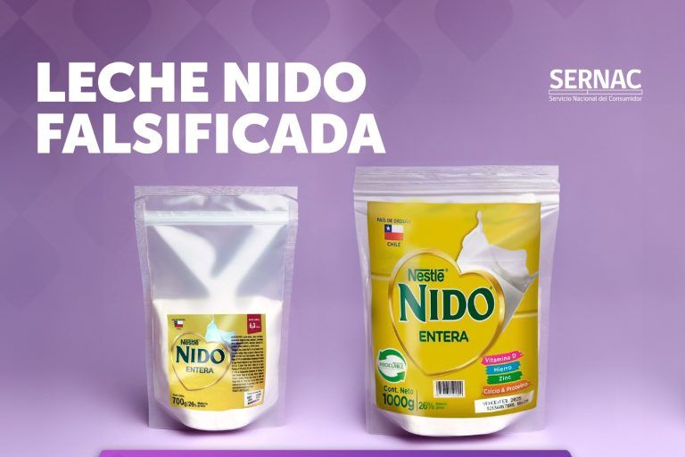 SERNAC alerta sobre Leche NIDO falsificada que se estaría comercializando en minimarkets y ferias