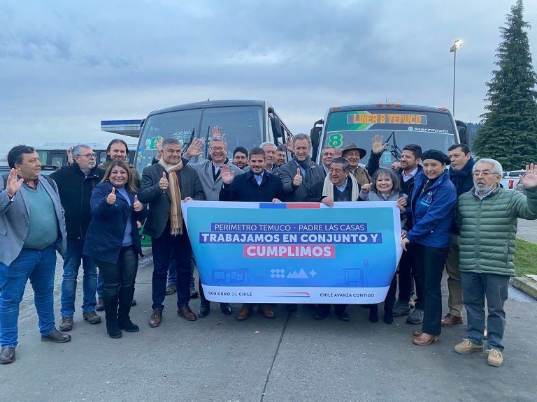 Autoridades locales e industria del transporte público se reúnen con Ministro Muñoz para abordar la próxima puesta en marcha del nuevo perímetro de exclusión de Temuco-Padre Las Casas