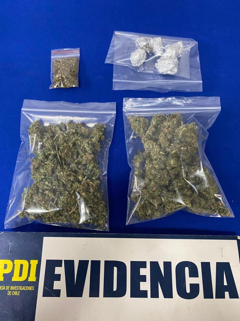 PDI detuvo a dos hombres por microtráfico de drogas en Lautaro
