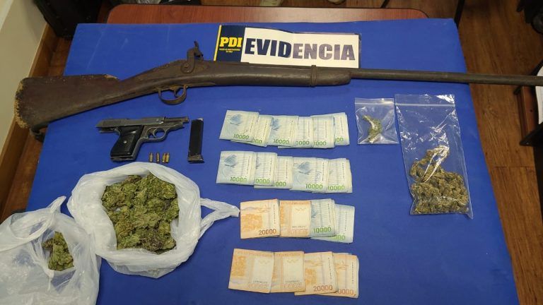 Se detuvo a clan familiar PDI desarticula estructura criminal dedicada al tráfico de armas en Victoria