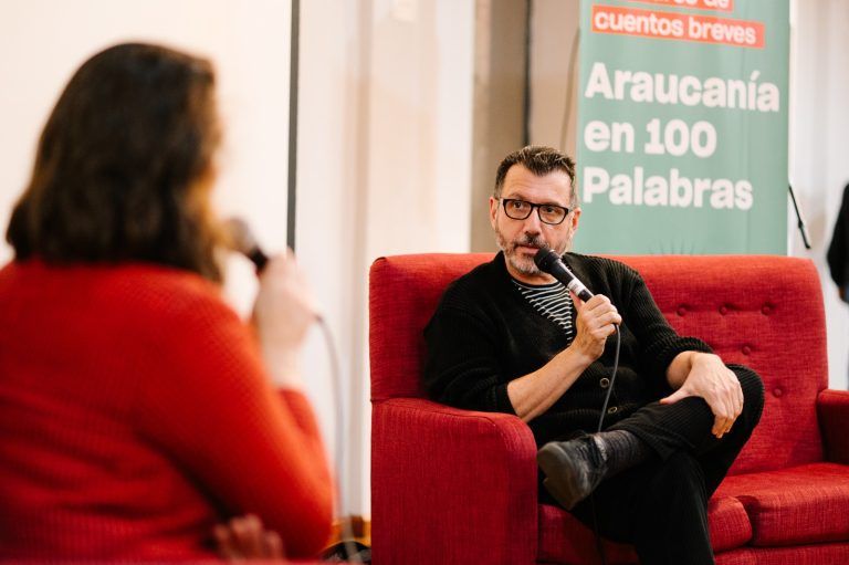Exitosa apertura del concurso Araucanía en 100 palabras junto a Alberto Fuguet