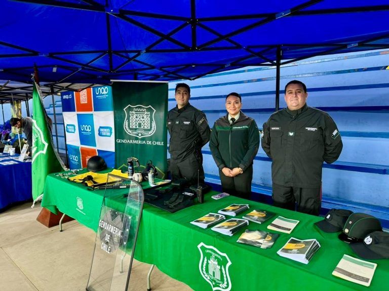 Gendarmería participó en la 5a feria Laboral Municipal de Curacautín
