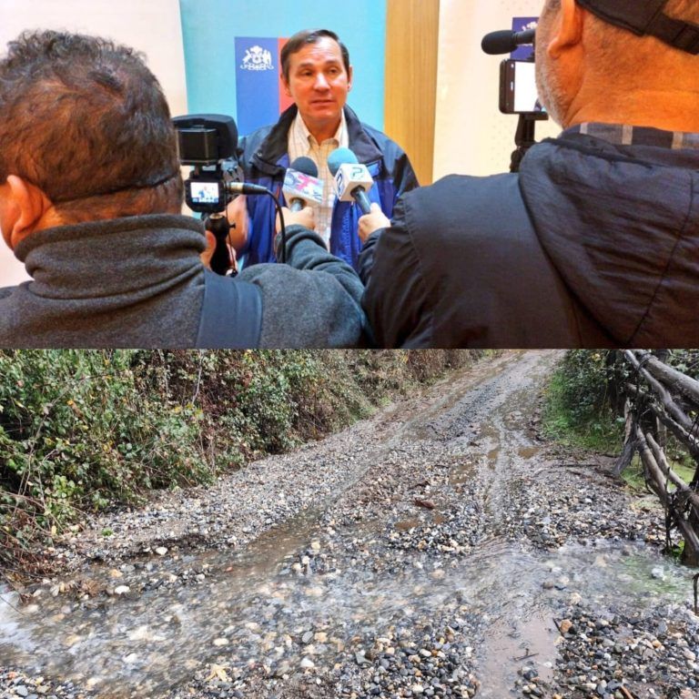 Diputado Jorge Rathgeb llama a las autoridades a no bajar los brazos por nuevas lluvias que se esperan en La Araucanía