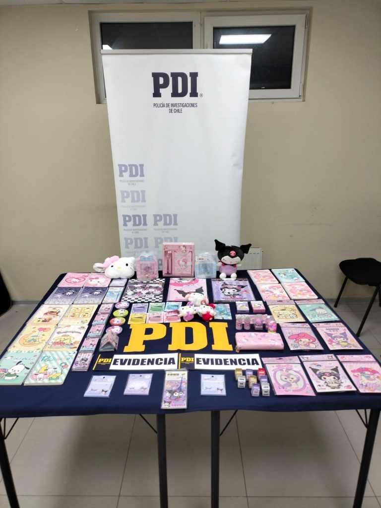 PDI Angol incautó diversos artículos falsificados en la comuna de Temuco