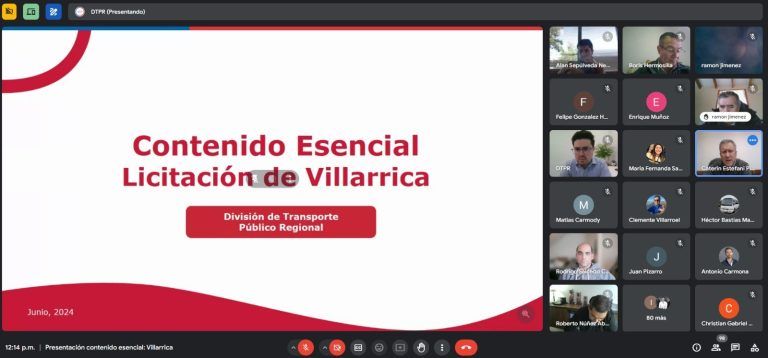 MTT presenta a la industria los contenidos esenciales de la licitación de Villarrica