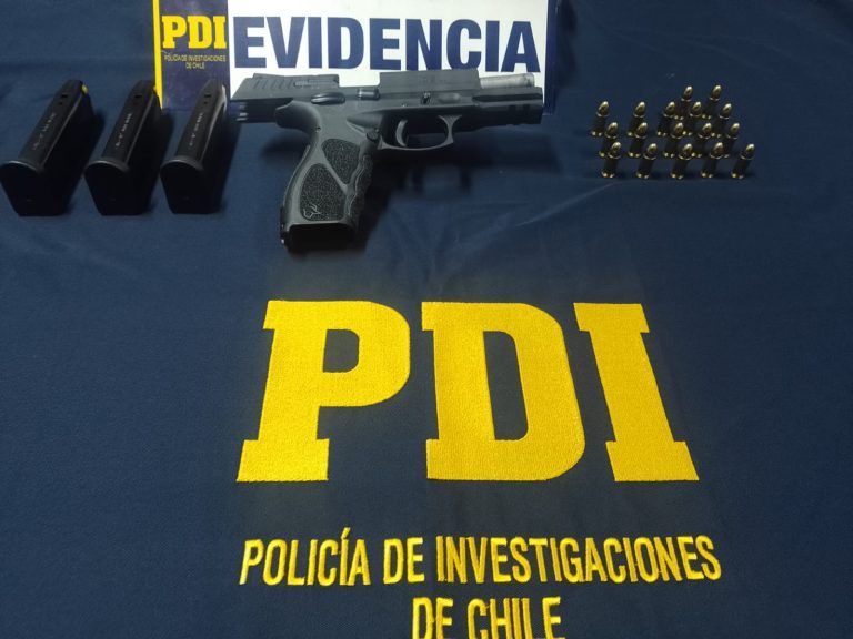 PDI incautó arma y municiones en localidad de Capitán Pastene