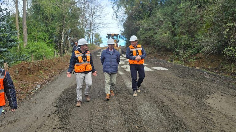 MOP mejora caminos de acceso a habitantes del sector “Número 3” en Puerto Domínguez, comuna de Saavedra