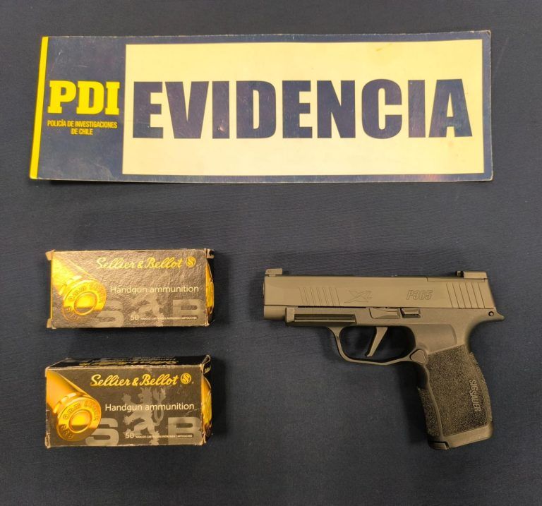 PDI Temuco incauto dos armas y munición en el contexto Plan Calles sin Violencia