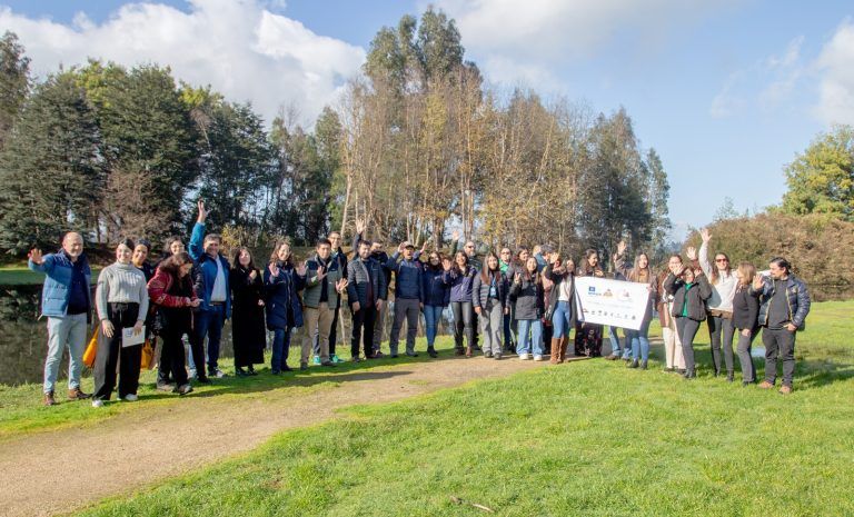 Red de Jóvenes Mundial de Geoparques visitó la región en el marco del Encuentro Internacional Kütralkura 2025