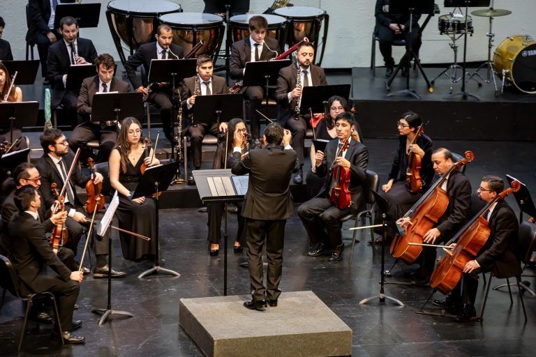 La Orquesta Filarmónica de Temuco deleitó a Angolinos con concierto de extensión