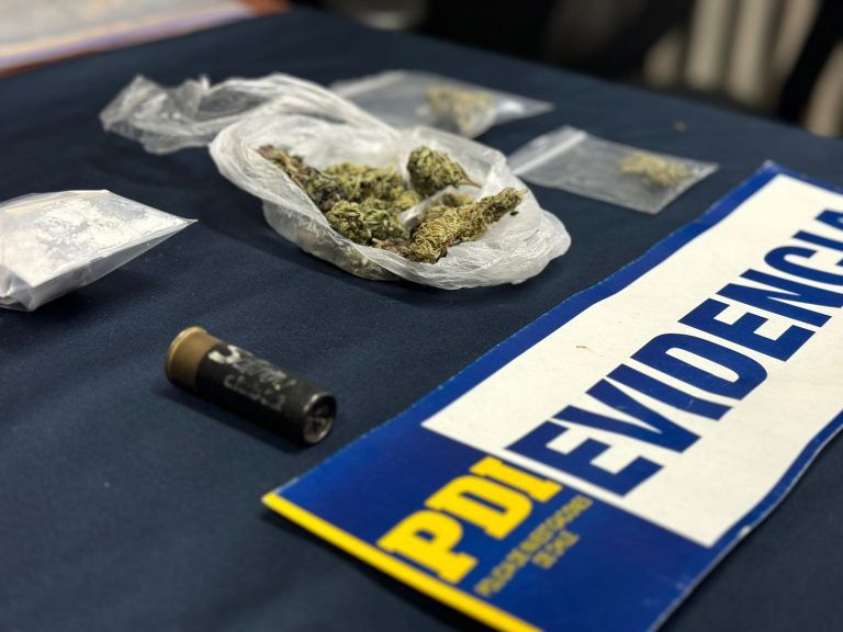 PDI detiene a 3 personas por Microtráfico de drogas en las ciudades de Victoria y Traiguén: «Dos de ellos son menores de edad».