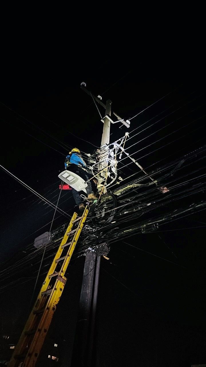 CGE informa estado de suministro eléctrico en comunas más afectadas por el sistema frontal