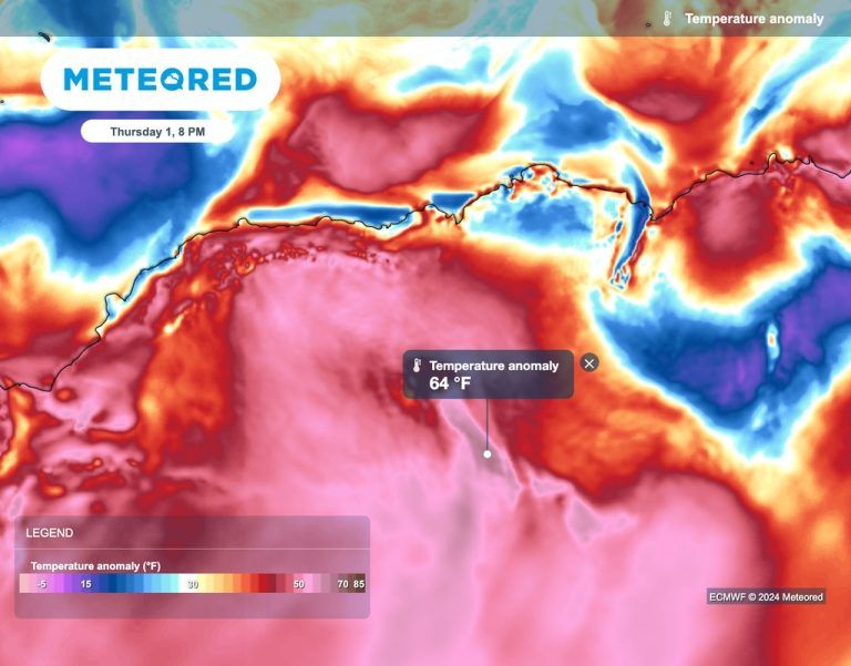 Puede que sea invierno en el hemisferio sur, pero la Antártica está experimentando una larga ola de calor