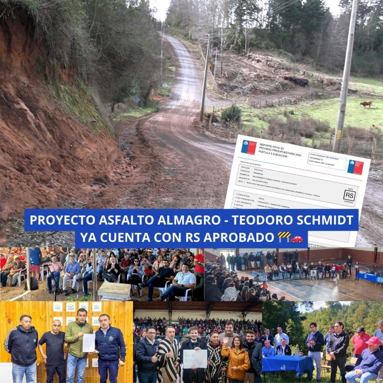 Proyecto asfalto Almagro – Teodoro Schmidt ya cuenta con RS aprobado